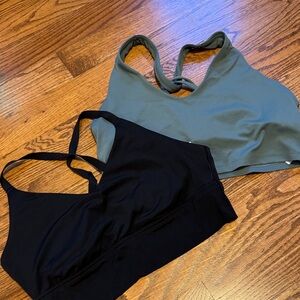 Aerie Black and Green Bras